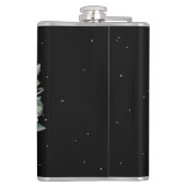 Flasques Couronne de neige et d'eucalyptus pour mariage per (Dos)