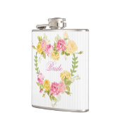 Flasques Couronne Florale Avec Monogramme (Gauche)