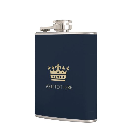 Flasques Couronne or (Gauche)