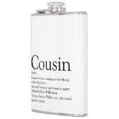 Flasques Cousin Définition Dire noir et blanc moderne (Gauche)