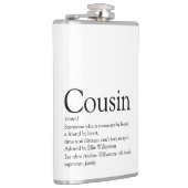 Flasques Cousin Définition Dire noir et blanc moderne (Droite)