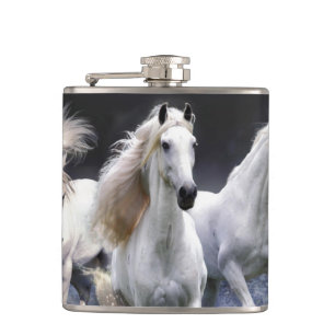 Flasques Coussin de chevaux au galop