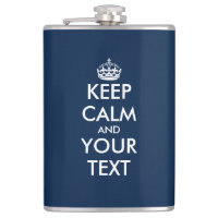 Coutume bleu marine garder calme extra grand flaco