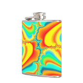 Flasques Coutume psychédélique fractale colorée (Gauche)