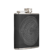 Flasques Couvercles de trou en marbre noir (Droite)