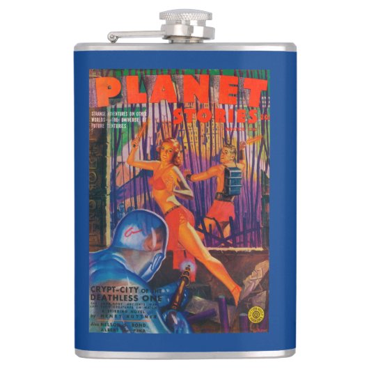 Flasques Couverture de magazine d'histoires de planète 3 (Devant)