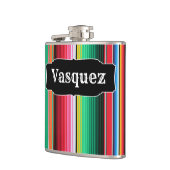 Flasques Couverture mexicaine de Serape d'Espagnol fait sur (Gauche)