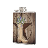 Flasques cow-boy fleur sauvage de la grange rustique (Gauche)