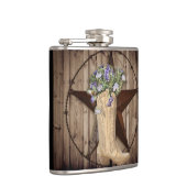 Flasques cow-boy fleur sauvage de la grange rustique (Droite)