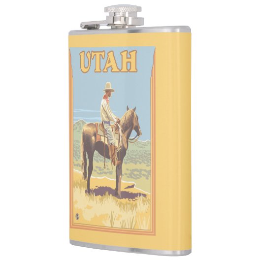 Flasques Cowboy (vue de côté) Utah (Gauche)