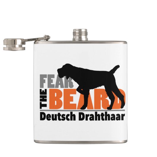 Flasques Craindre la barbe - Deutsch Drahthaar (Ouvert)