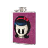 Flasques Crâne de fille de rockabilly (Gauche)