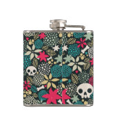 Flasques Crâne en fleurs (Dos)