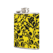 Flasques Crâne et motif d'os croisés (Gauche)