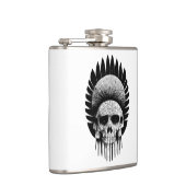 Flasques Crâne indien noir et blanc (Droite)