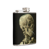 Flasques Crâne squelettique avec la cigarette brûlante par (Droite)