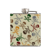 Flasques Crânes de pirate avec les épées croisées (Dos)