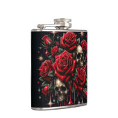 Flasques Crânes Dorés & Roses Rouges scintillent Glamour Go (Droite)