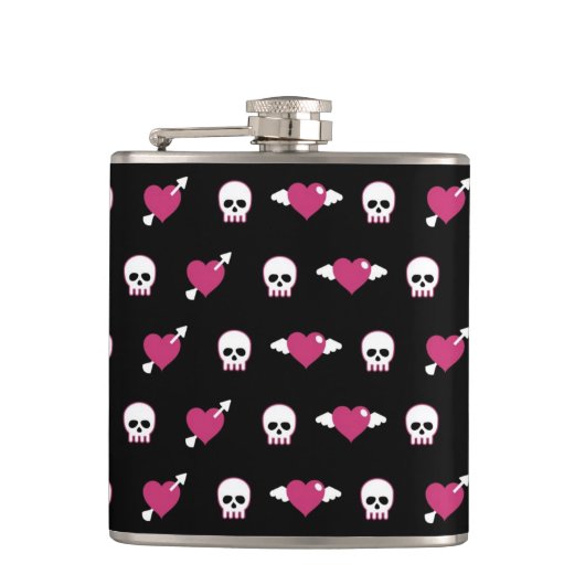 Flasques Crânes et coeurs (Devant)