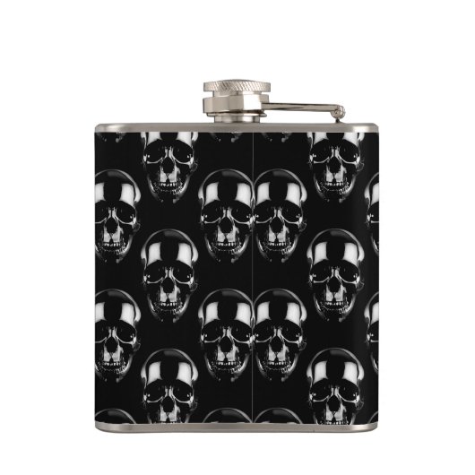 Flasques Crânes noirs tombés (Dos)