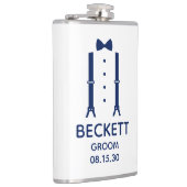 Flasques Cravate Bleu de la chambre (Droite)