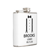 Flasques Cravate de Bow noir Usher (Droite)