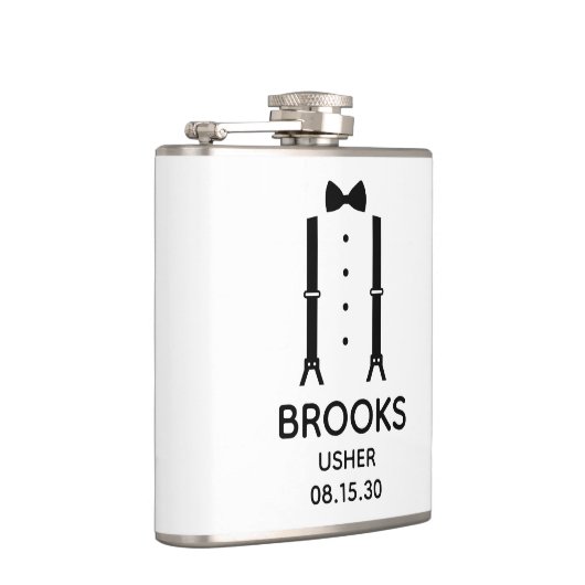 Flasques Cravate de Bow noir Usher (Droite)