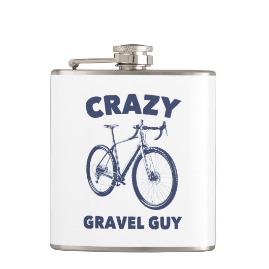 Flasques Crazy Gravel Guy Cycling (Devant)