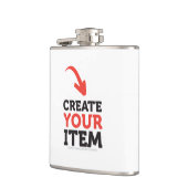 Flasques CREATE-YOUR-OWN do-it-yourself conçoivent le (Gauche)
