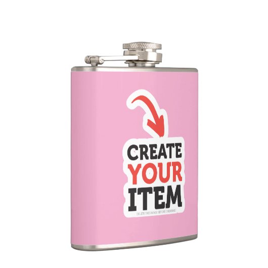 Flasques CREATE-YOUR-OWN do-it-yourself conçoivent le (Droite)