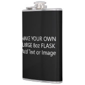 Flasques Créez Votre Propre Ajouter Texte ou Photo Grand 8o (Gauche)