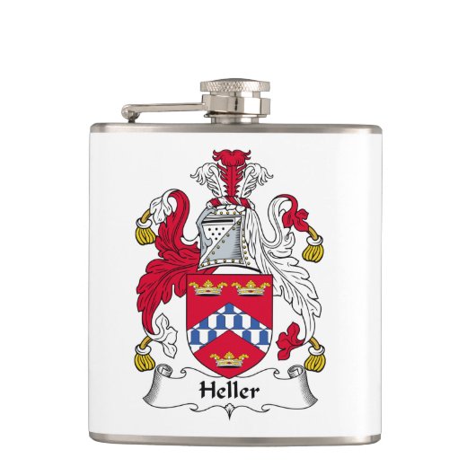 Flasques Crête de famille de Heller (Devant)