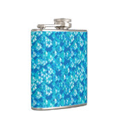 Flasques cristaux pyramidaux, turquoise et bleue (Droite)