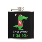 Flasques Crocodile Golfer Funny (Devant)