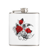 Flasques Croissant mécanique avec roses rouges (Devant)