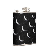 Flasques Croissants de lune argentés - fond étoilé (Droite)