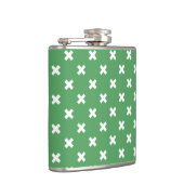 Flasques Croix blanche sur le vert (Droite)