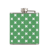Flasques Croix blanche sur le vert (Dos)