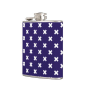 Flasques Croix blanches sur bleu marine (Gauche)