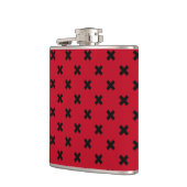Flasques Croix noire sur le rouge (Gauche)
