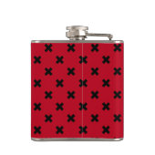Flasques Croix noire sur le rouge (Dos)