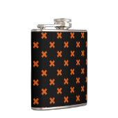 Flasques Croix orange sur le noir (Droite)