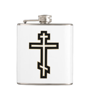 Flasques Croix orthodoxe russe