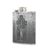 Flasques Croix usée en métal (Gauche)