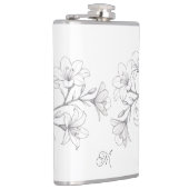 Flasques Croquis au crayon Delicate de Flore Azalea (Droite)