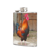 Flasques Crowing Red Rooster de Rhode Island (Gauche)