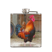 Flasques Crowing Red Rooster de Rhode Island (Dos)