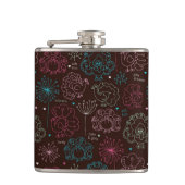 Flasques cru de papier peint de l'Inde de fleur de paon (Devant)