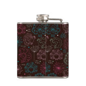 Flasques cru de papier peint de l'Inde de fleur de paon (Dos)