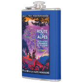 Flasques Cru PosterEurope de DES Alpes d'itinéraire de La (Gauche)